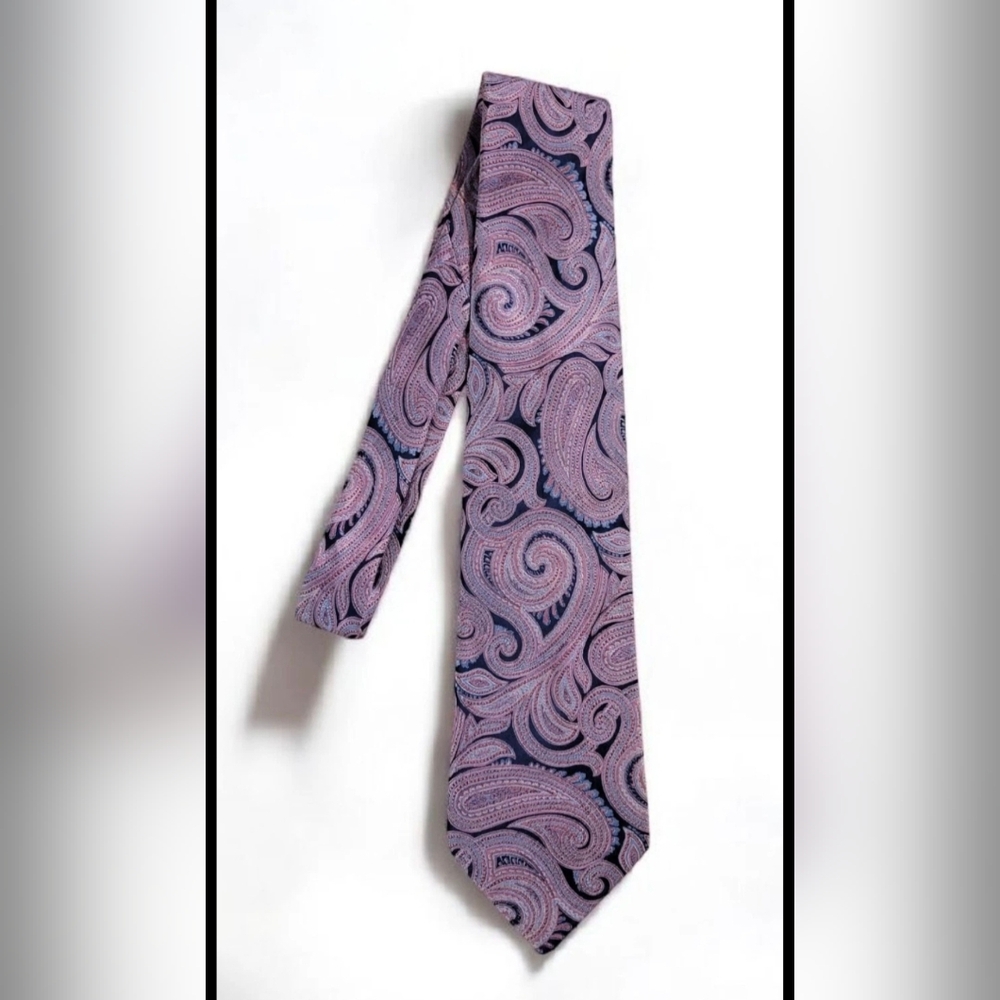 Nautica Purple Paisley Tie